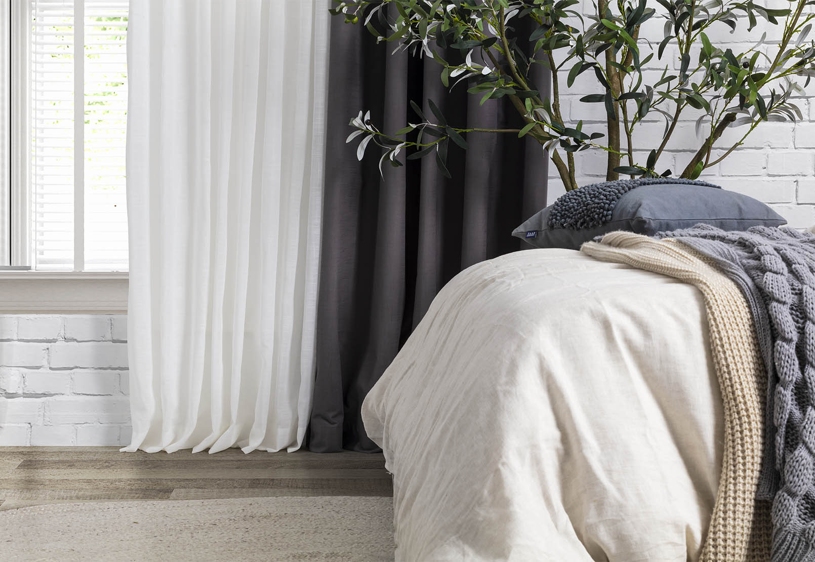 SPELL White Sheer Curtains 180 x 250cm – image 3 of 3