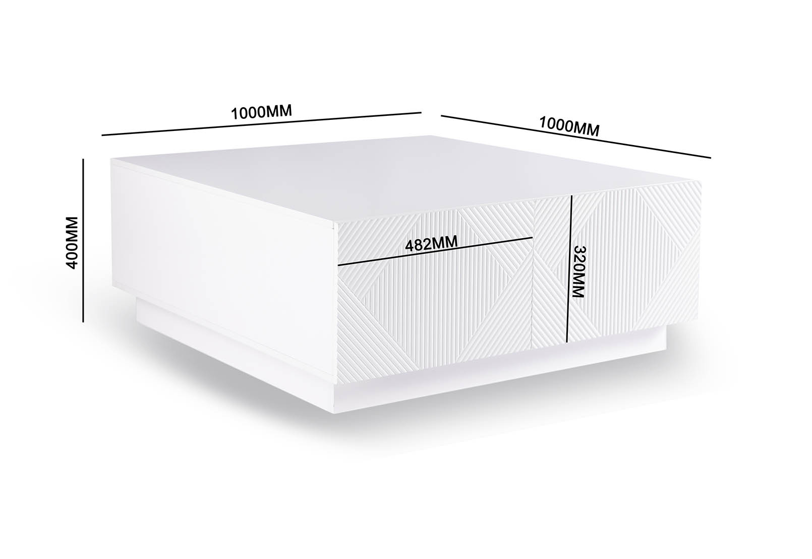GATES White Coffee Table (2Ctn) – image 14 of 17