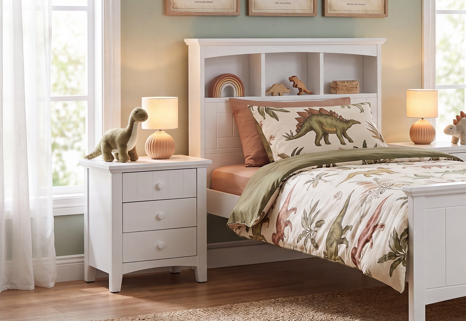 COPELAND 3 Drawer Bedside. – image 1 of 4