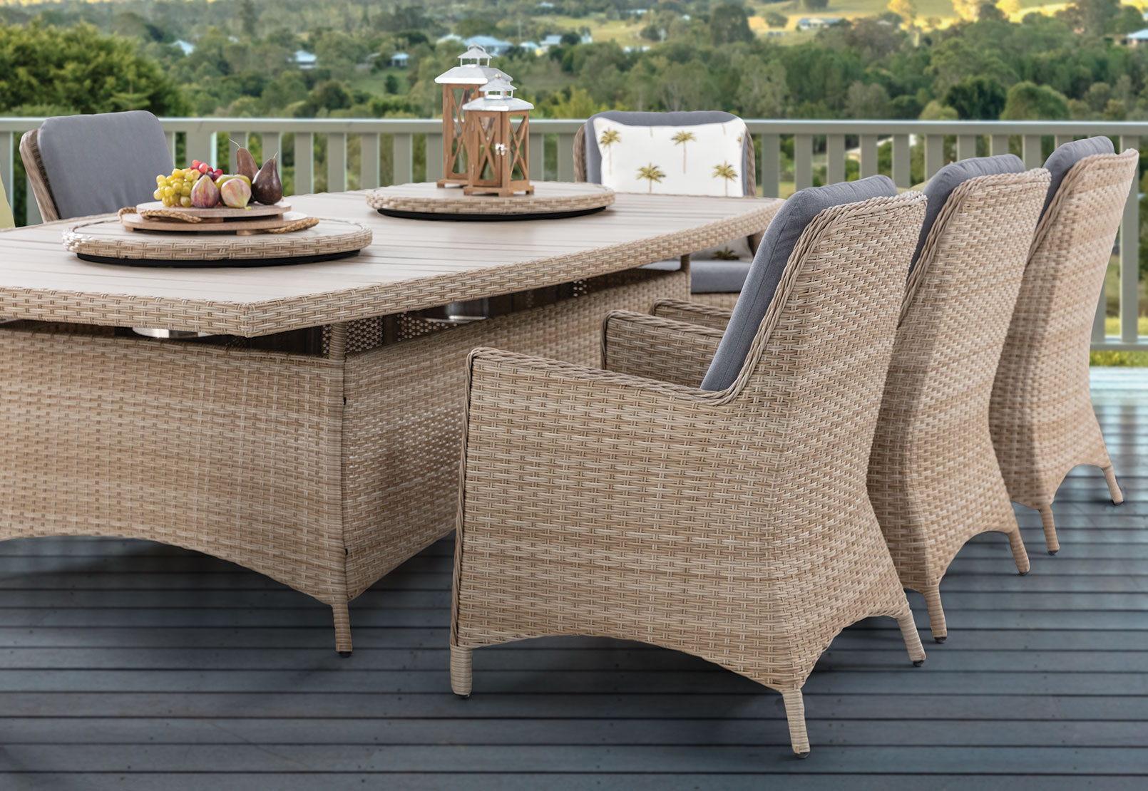 LUAU 9 Piece Outdoor Dining Setting – image 12 of 16