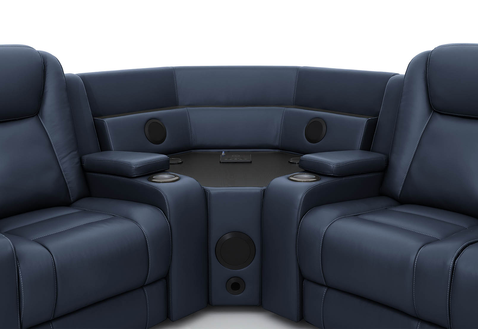 SENTINAL MK2 LEATHER 5 Piece Corner with LHF Console – image 8 of 12