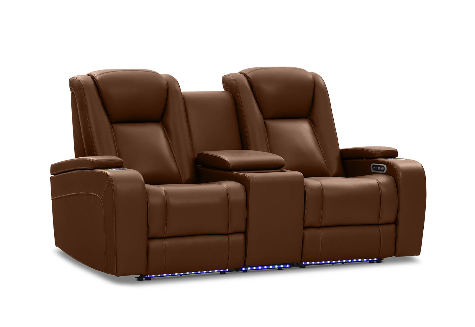 SENTINAL MK2 LEATHER 2 Seater with 2 Electric Recliners and Console – image 4 of 18