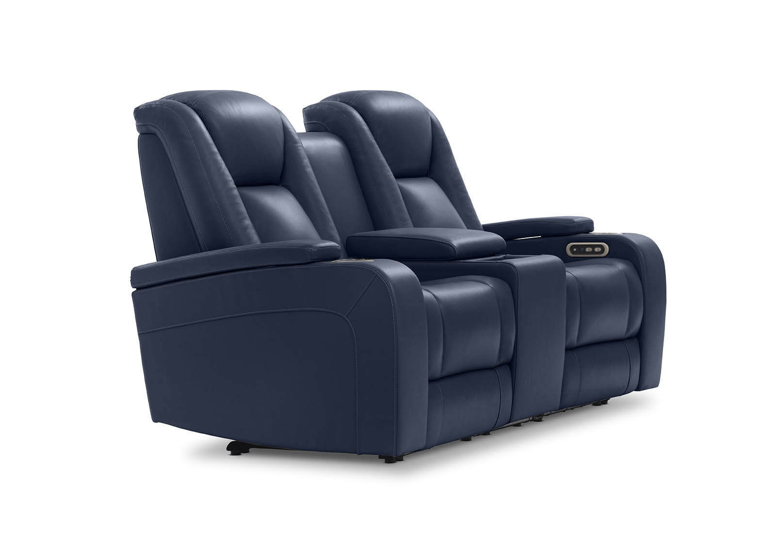 SENTINAL MK2 LEATHER 2 Seater with 2 Electric Recliners and Console – image 13 of 18