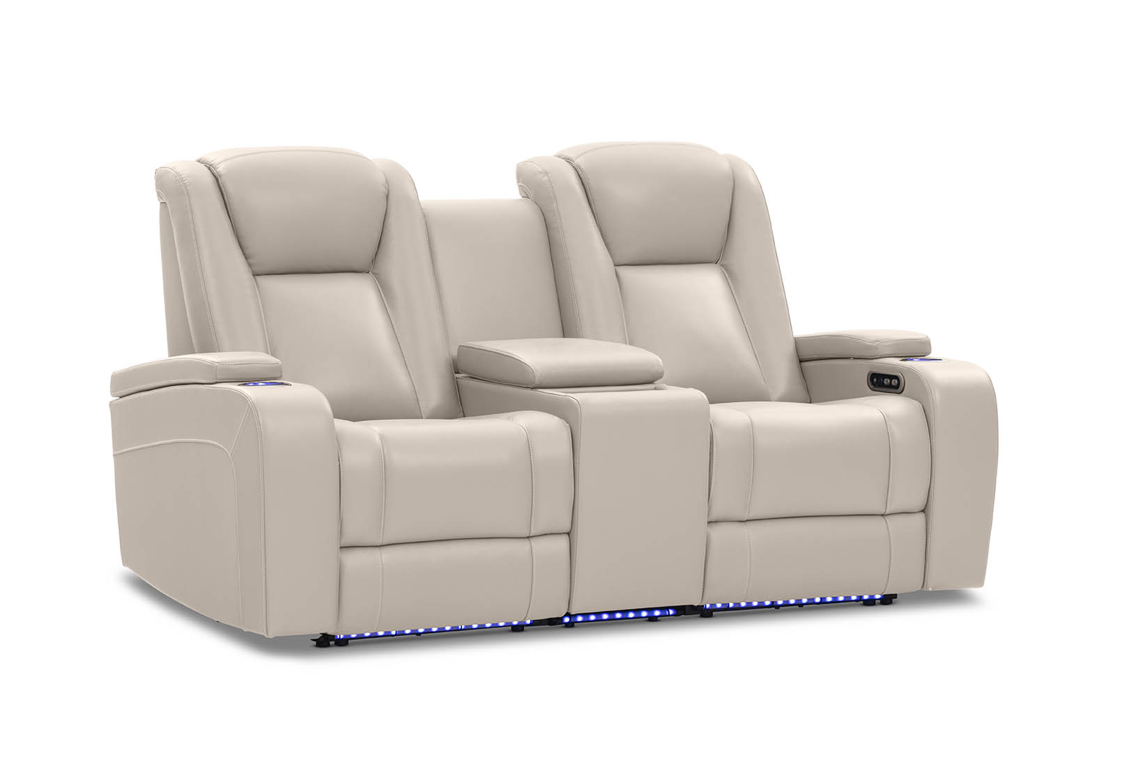 SENTINAL MK2 LEATHER 2 Seater with 2 Electric Recliners and Console – image 4 of 18
