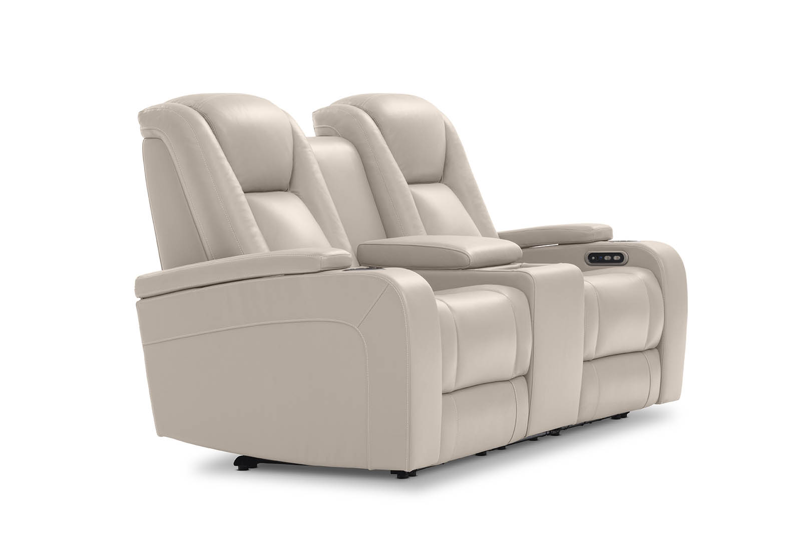 SENTINAL MK2 LEATHER 2 Seater with 2 Electric Recliners and Console – image 13 of 18