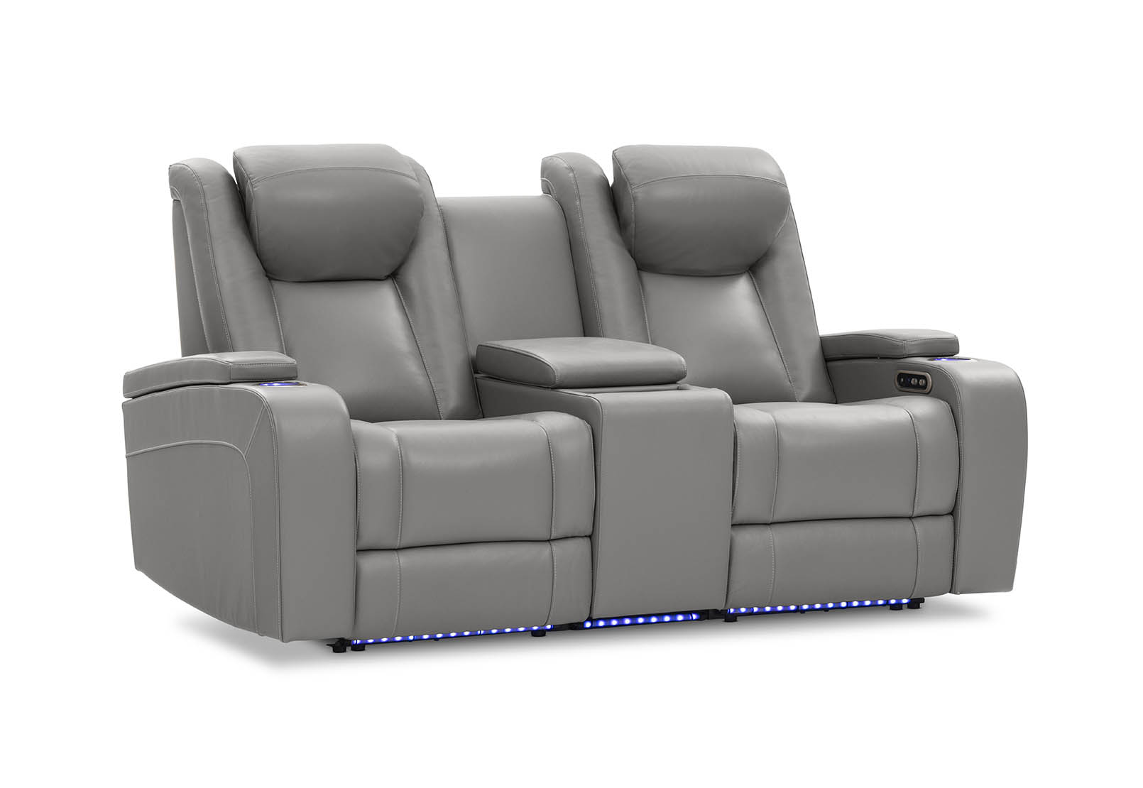SENTINAL MK2 LEATHER 2 Seater with 2 Electric Recliners and Console – image 7 of 21