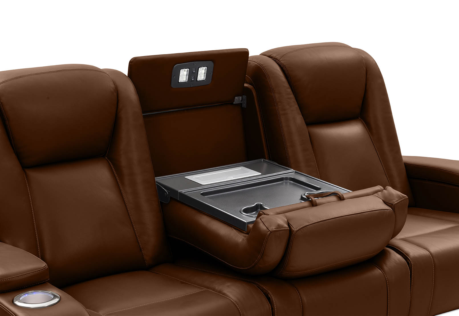 SENTINAL MK2 LEATHER 3 Seater with 2 Electric Recliners – image 19 of 19