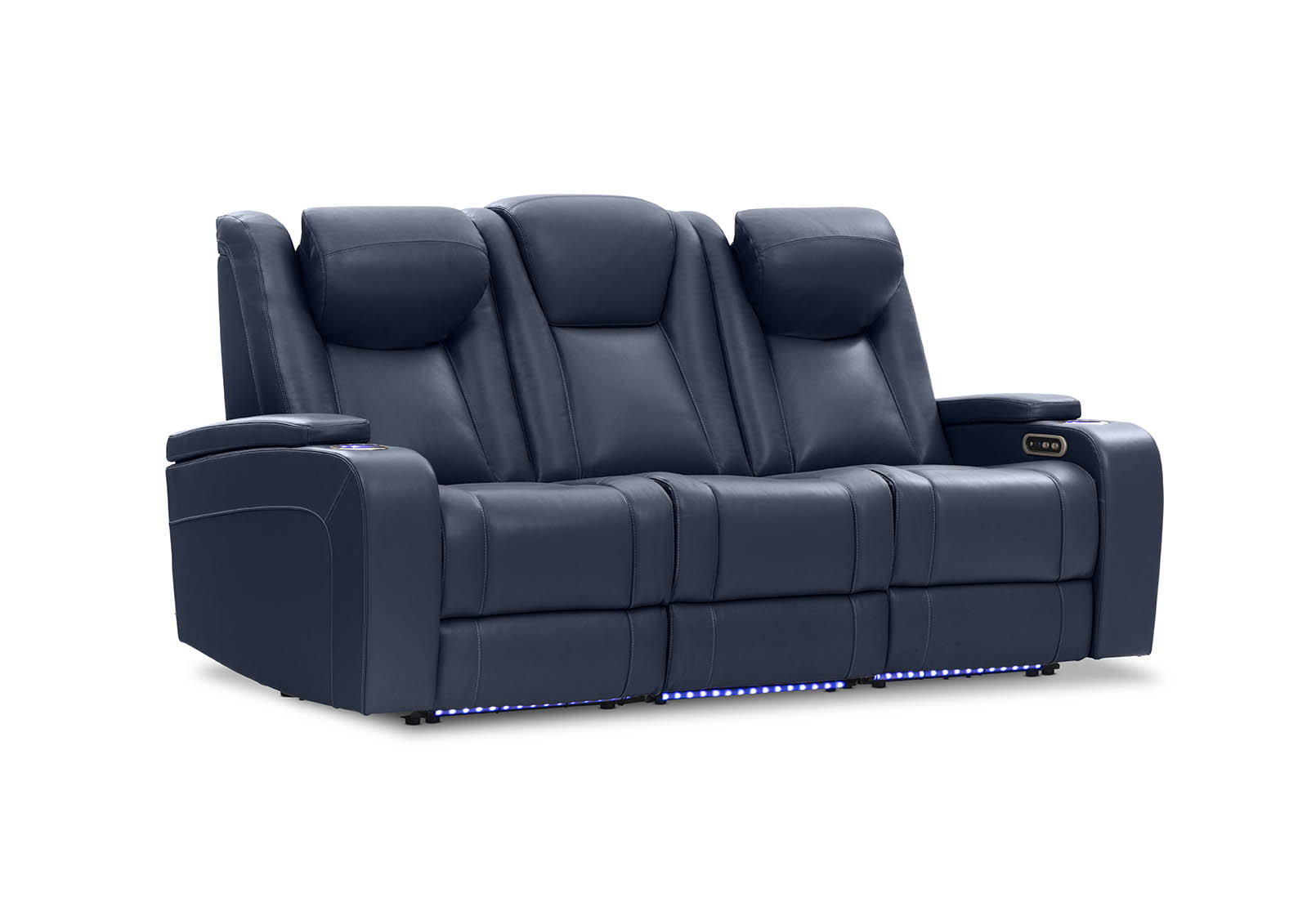 SENTINAL MK2 LEATHER 3 Seater with 2 Electric Recliners – image 6 of 19