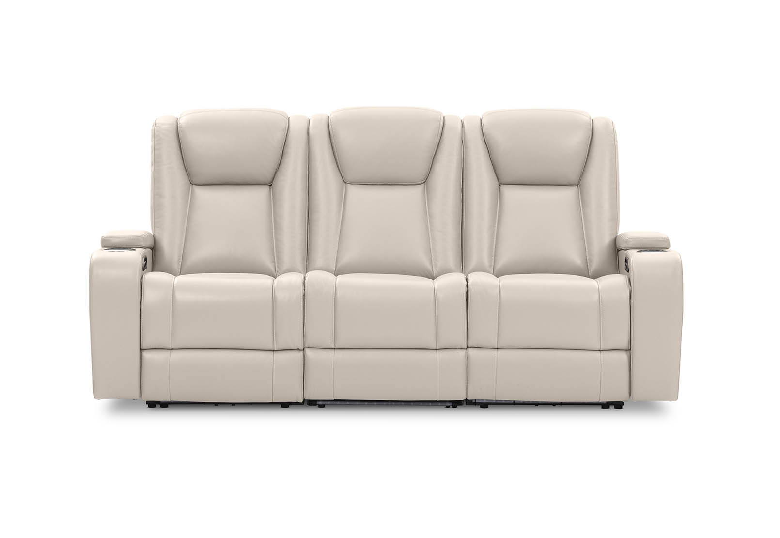 SENTINAL MK2 LEATHER 3 Seater with 2 Electric Recliners – image 1 of 19