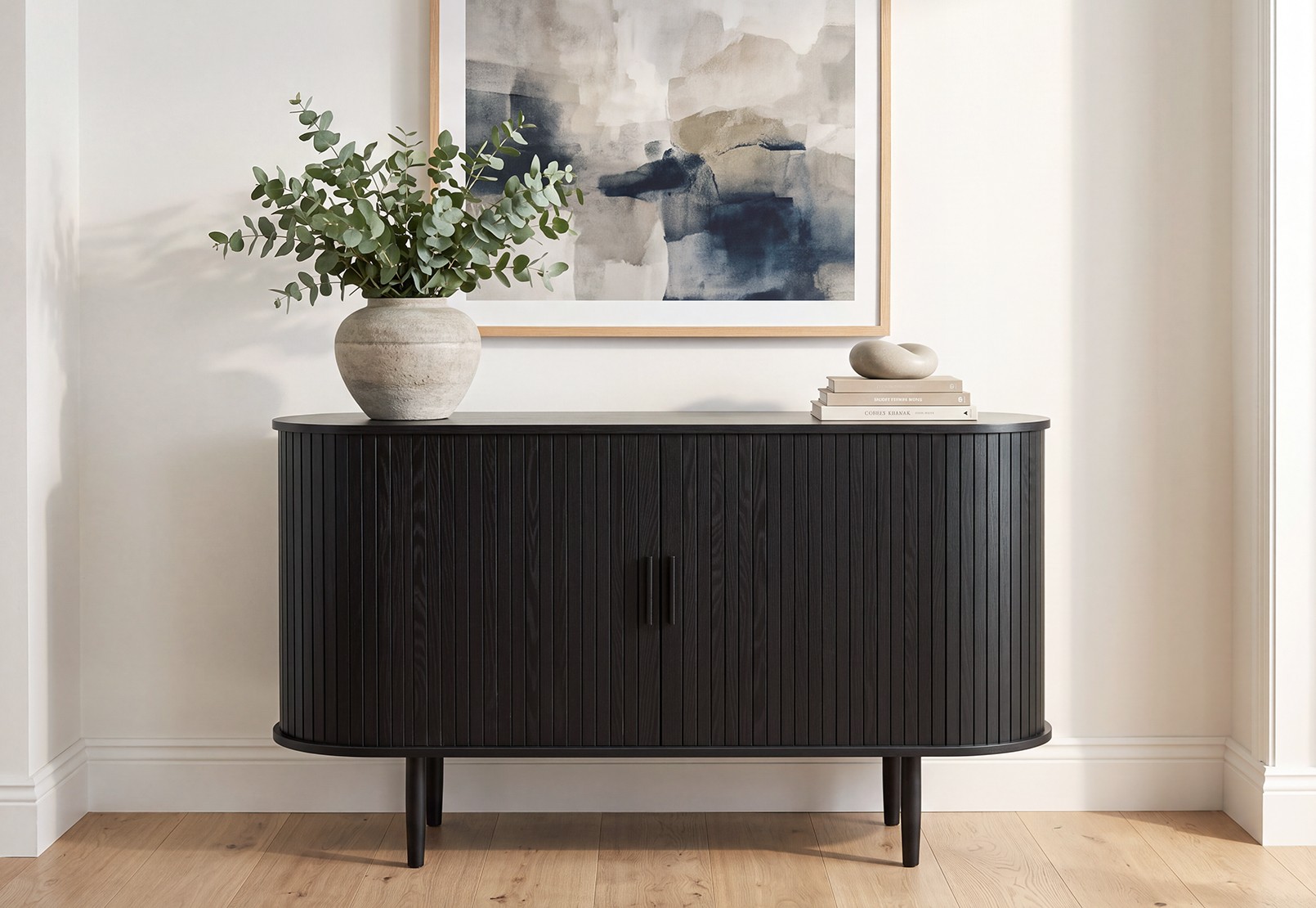TANNER 2 Door Black Buffet – image 1 of 9