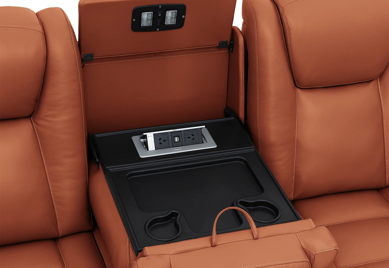 SENTINAL MK2 LEATHER 5 Piece Corner with LHF 3 Seater – image 9 of 9