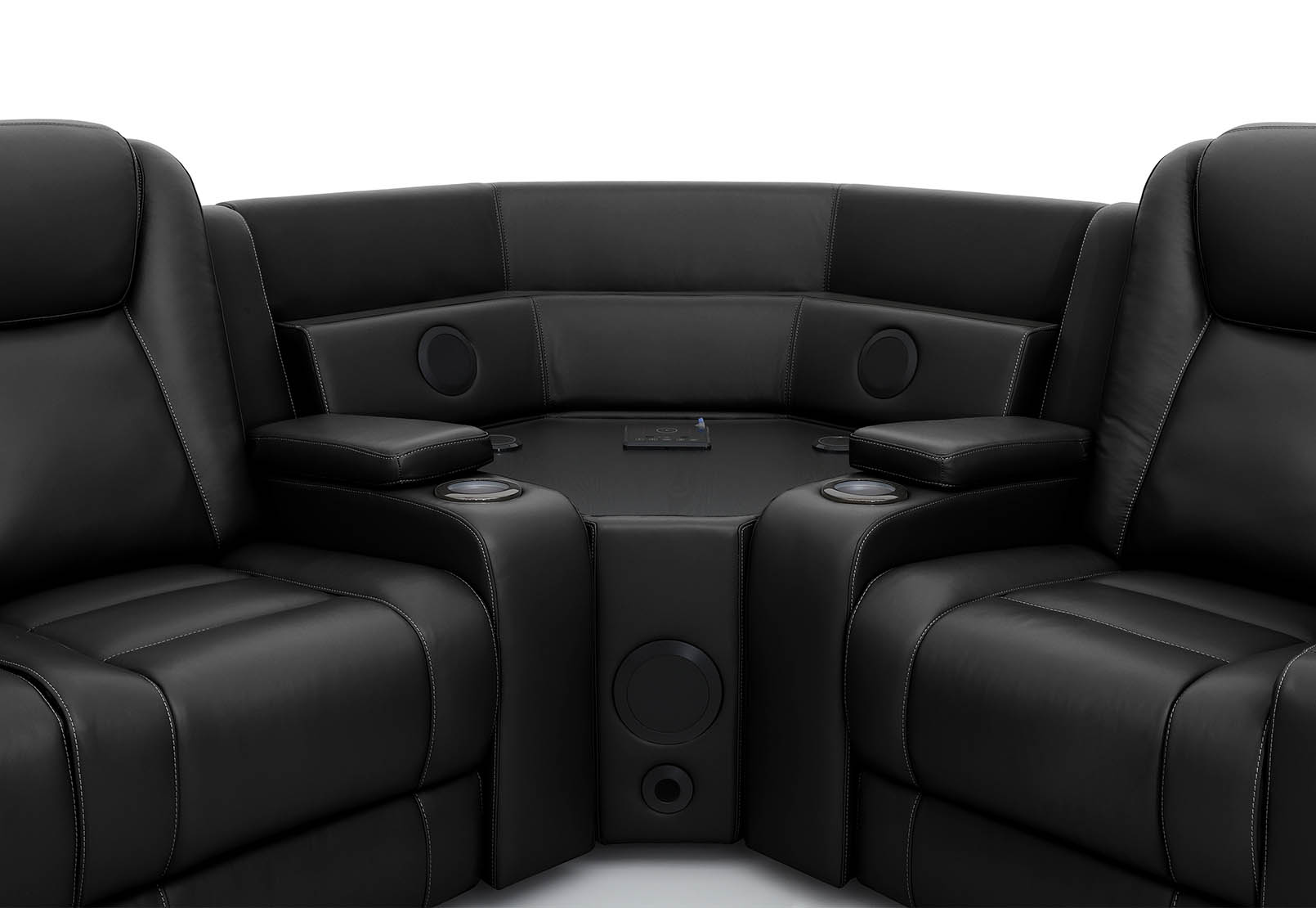 SENTINAL MK2 LEATHER 5 Piece Corner with LHF 3 Seater – image 6 of 9