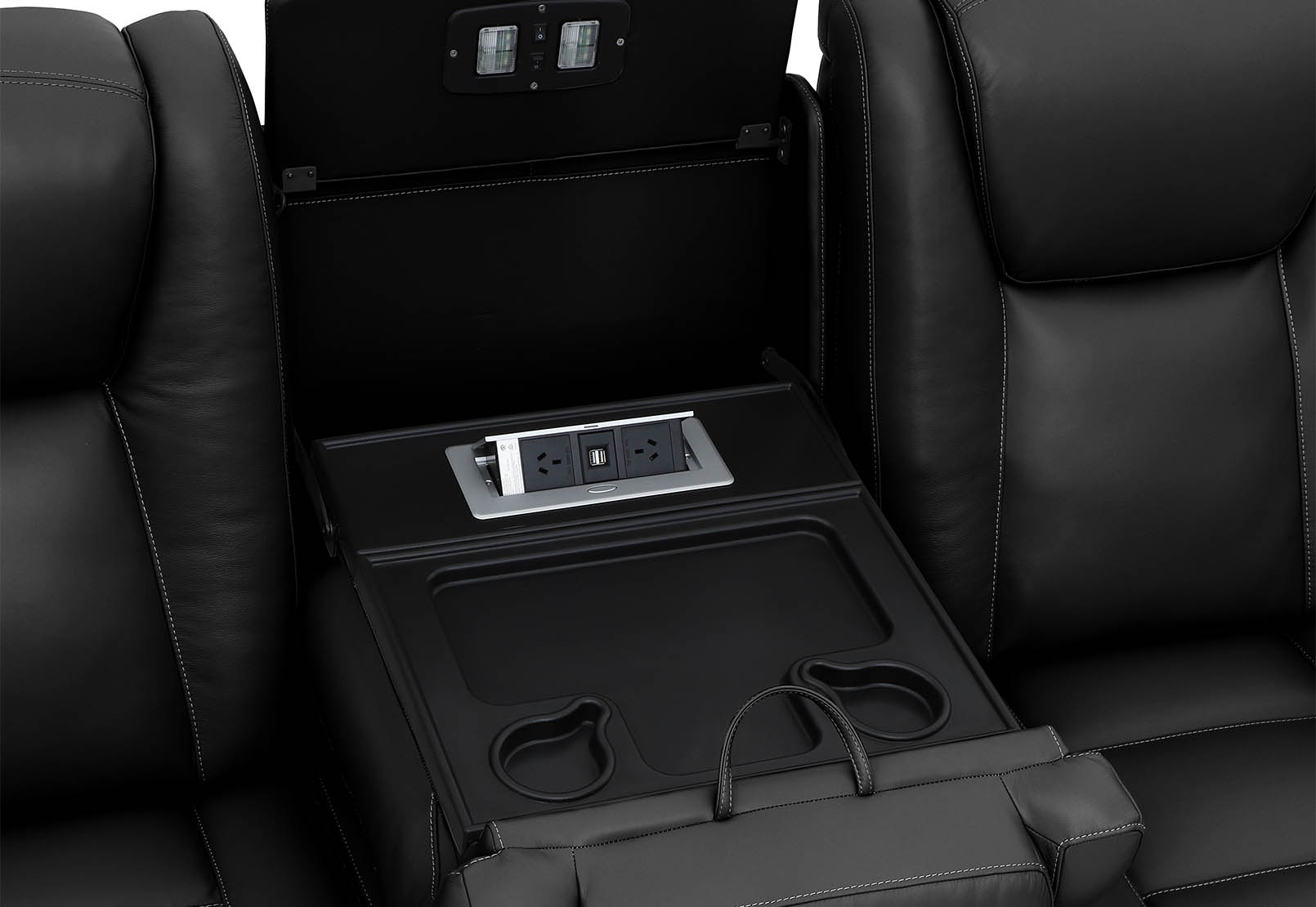 SENTINAL MK2 LEATHER 5 Piece Corner with LHF 3 Seater – image 9 of 9