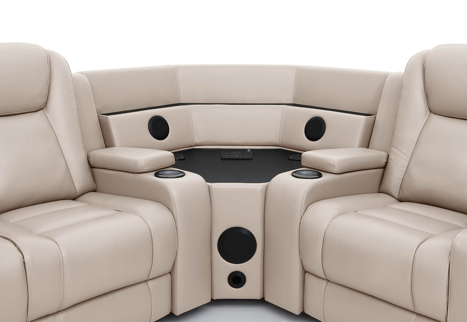 SENTINAL MK2 LEATHER 5 Piece Corner with LHF 3 Seater – image 6 of 9