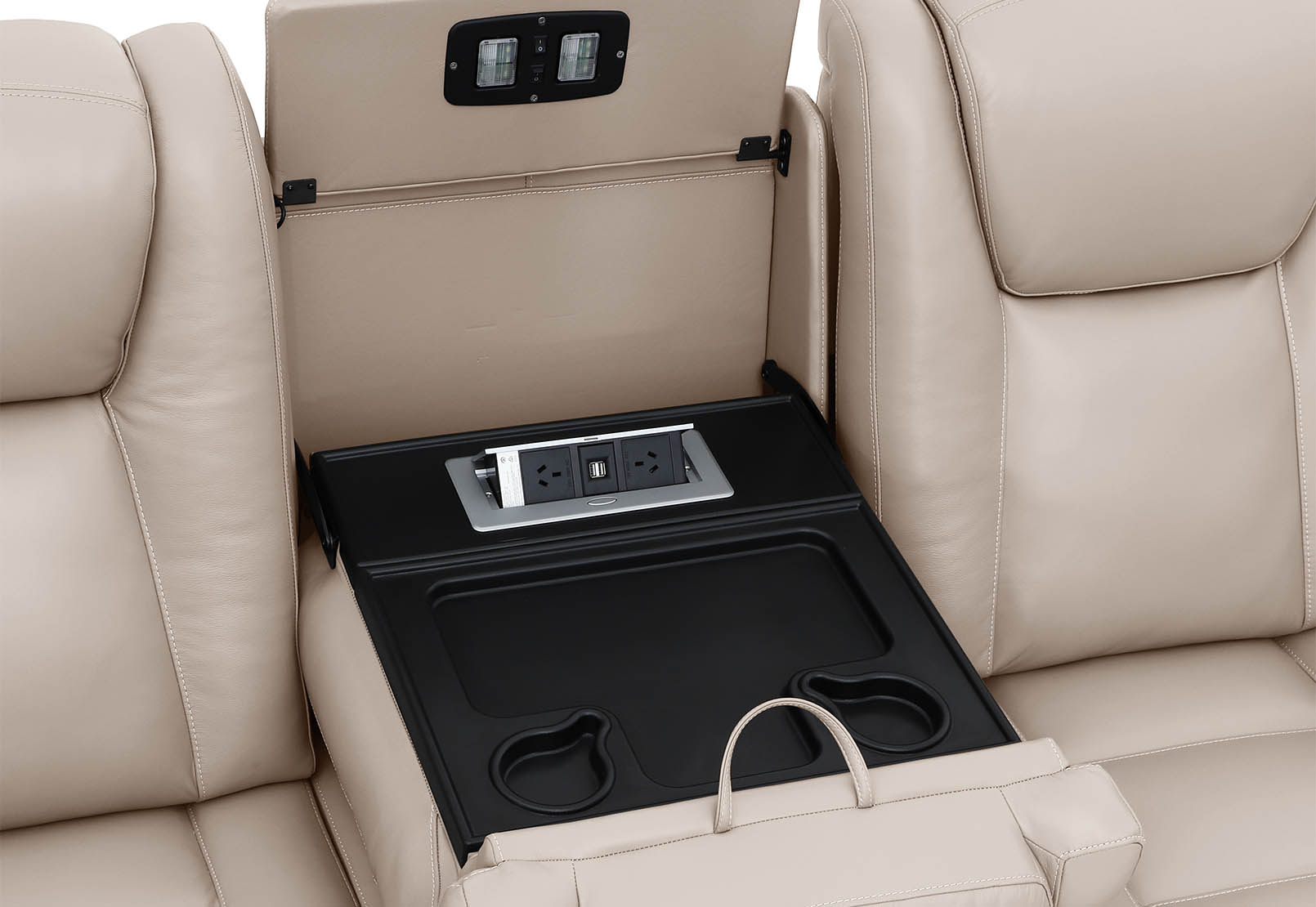 SENTINAL MK2 LEATHER 5 Piece Corner with LHF 3 Seater – image 9 of 9