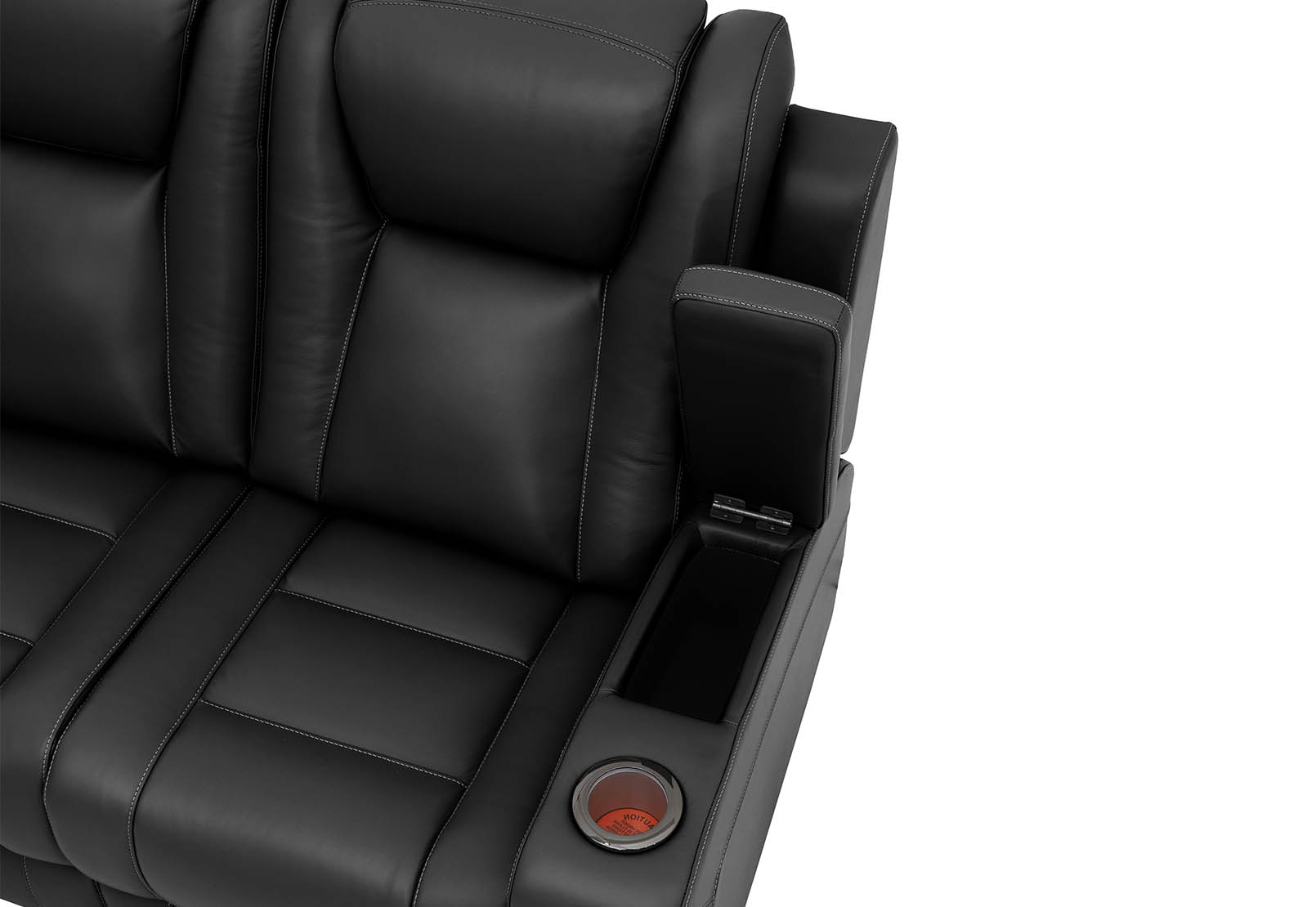 SENTINAL MK2 LEATHER 5 Piece Corner with RHF 3 Seater – image 7 of 9