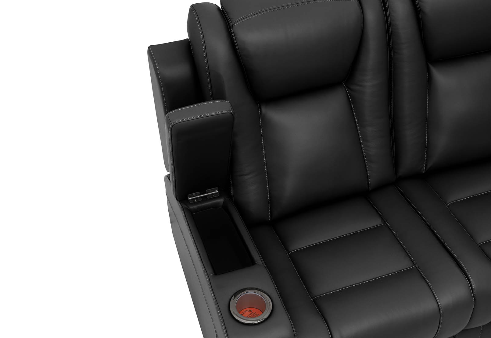 SENTINAL MK2 LEATHER 4 Piece Corner with LHF Console – image 9 of 10
