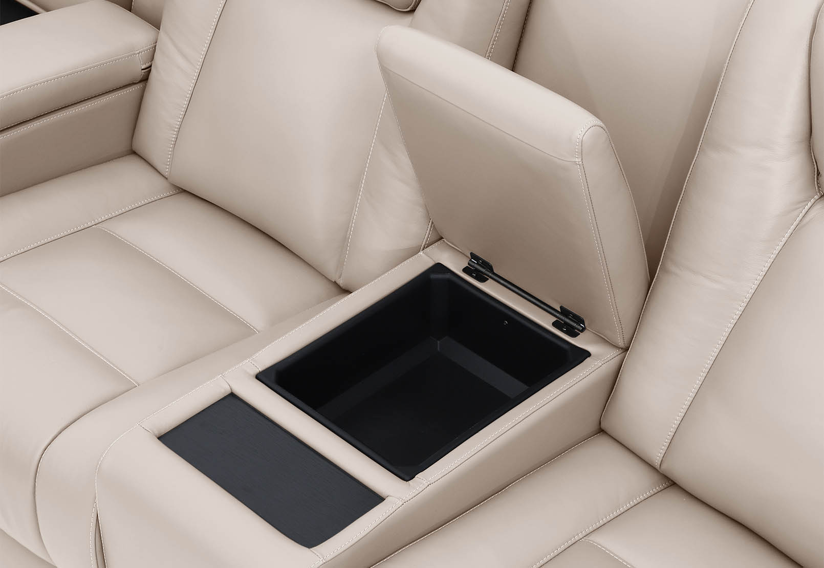 SENTINAL MK2 LEATHER 4 Piece Corner with LHF Console – image 8 of 10