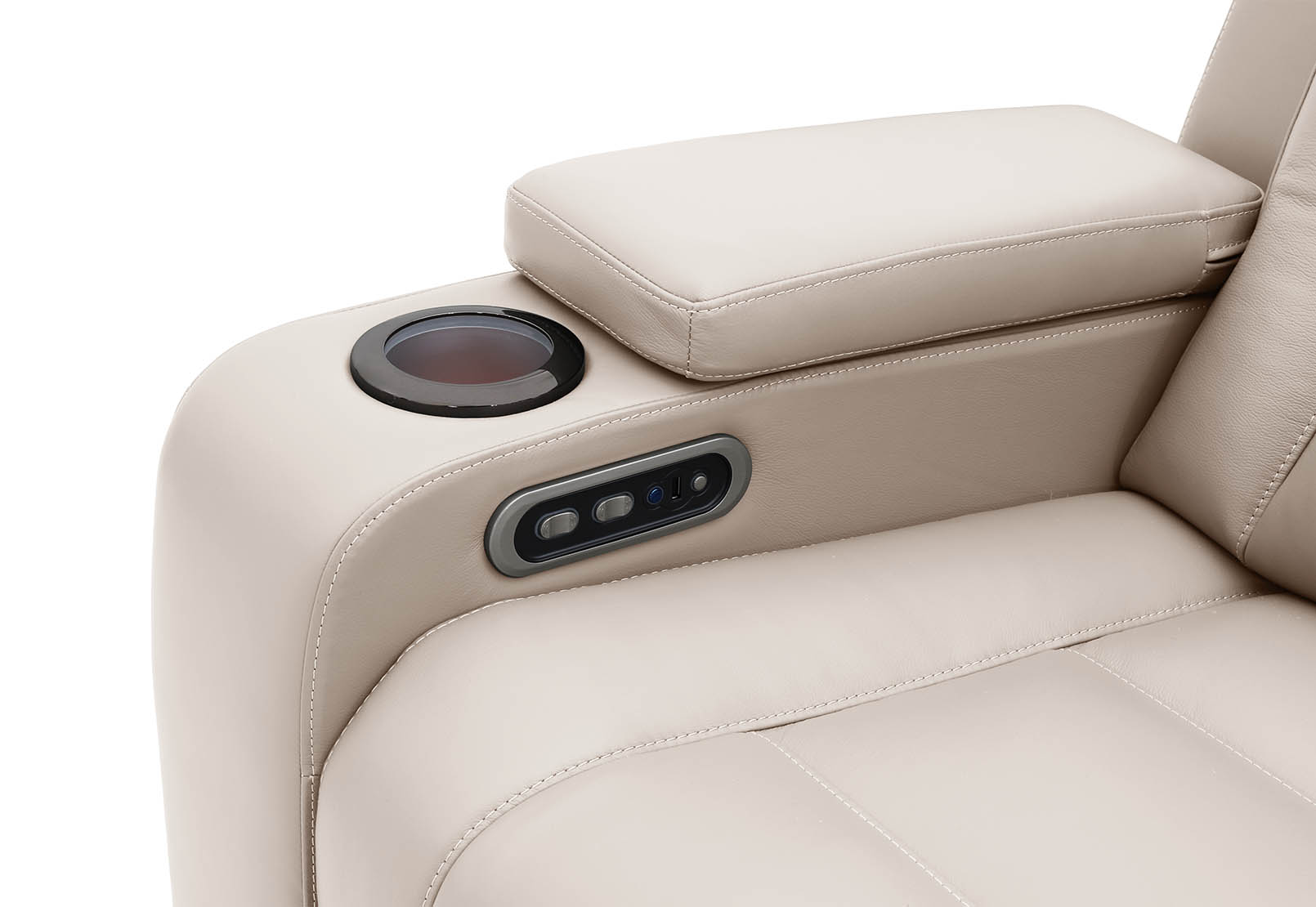 SENTINAL MK2 LEATHER 4 Piece Corner with LHF Console – image 10 of 10