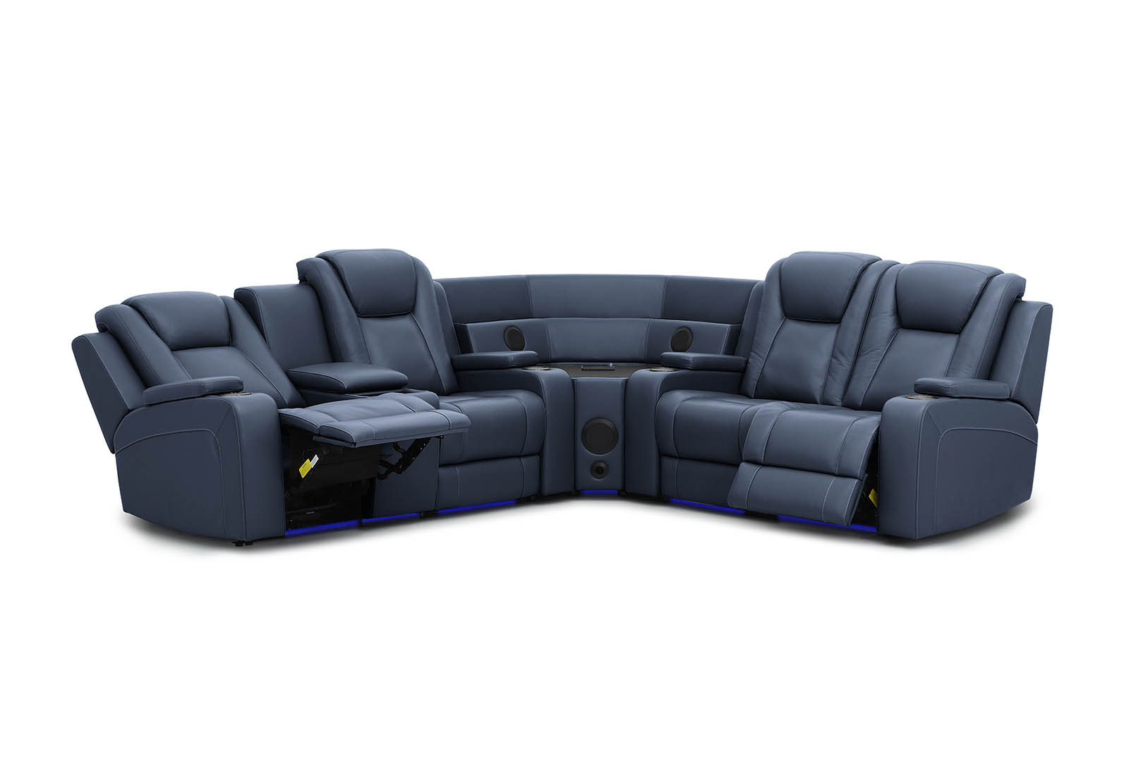 SENTINAL MK2 LEATHER 4 Piece Corner with LHF Console – image 4 of 10