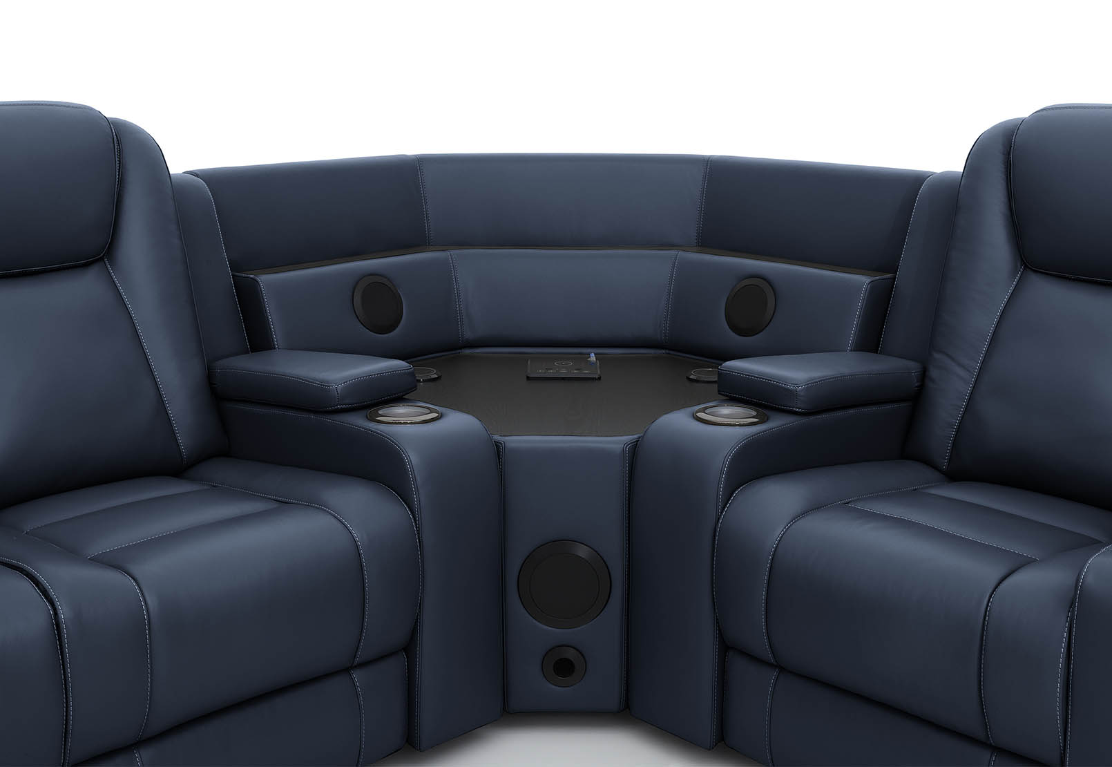 SENTINAL MK2 LEATHER 4 Piece Corner with LHF Console – image 7 of 10