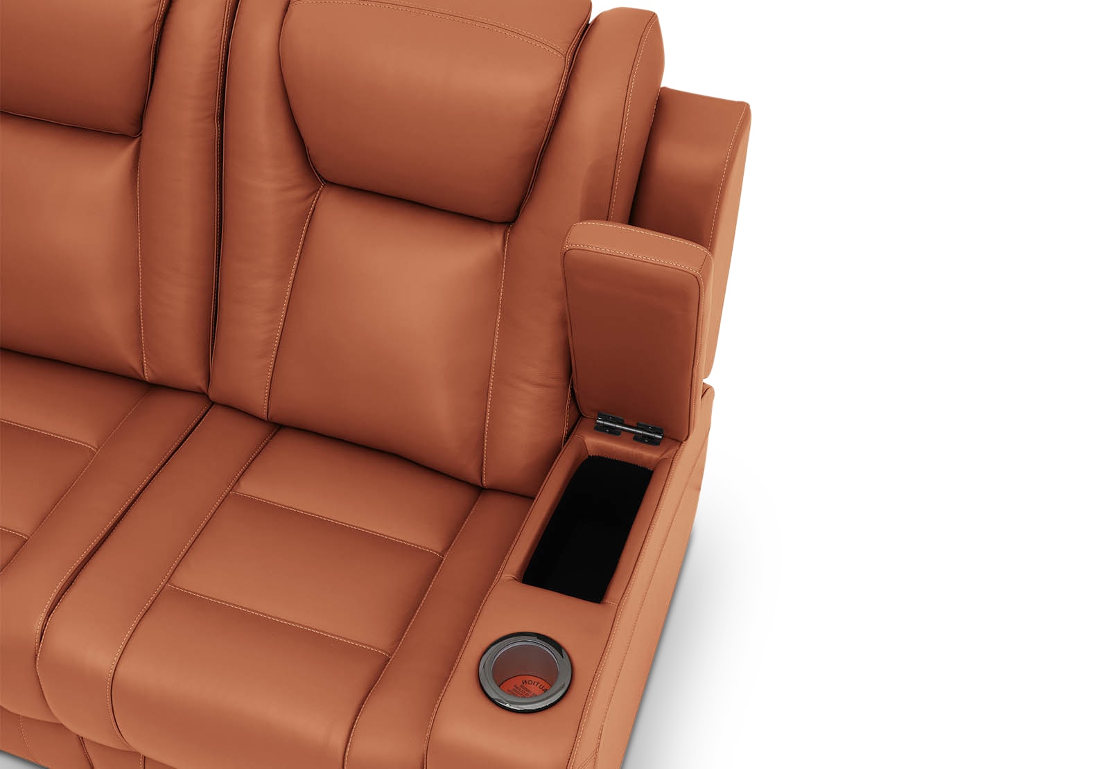 SENTINAL MK2 LEATHER 4 Piece Corner with RHF Console – image 9 of 10