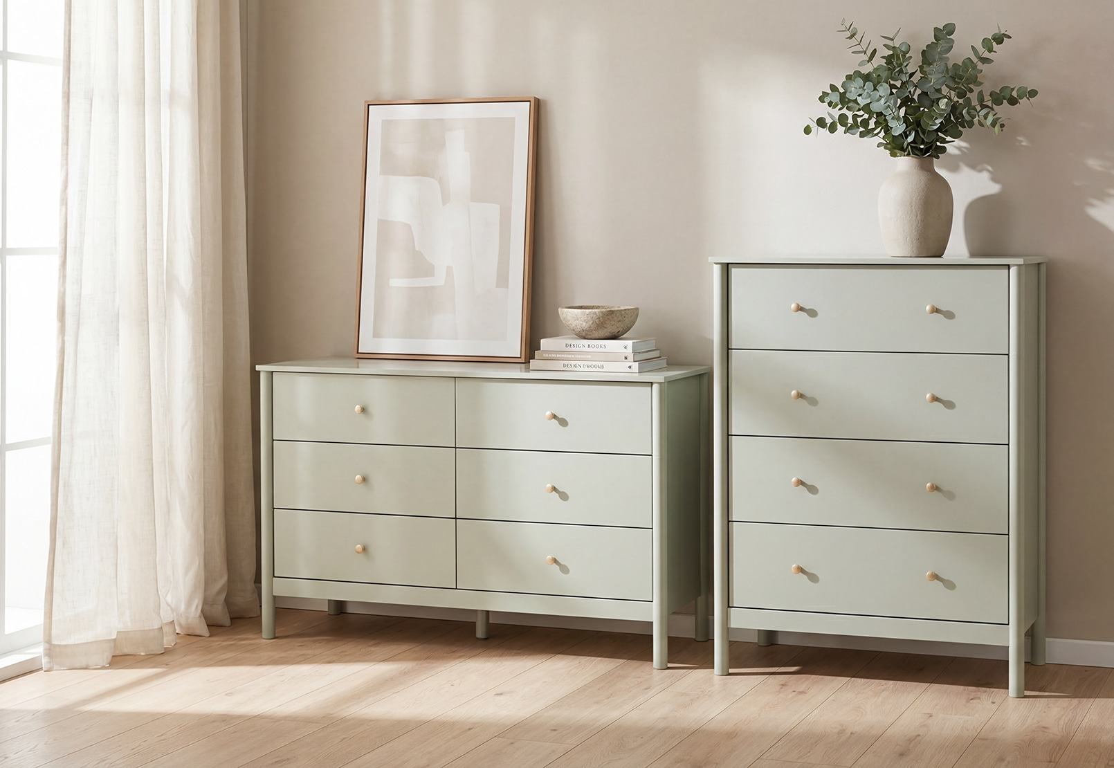 ROWLAND 4 Drawer Tall Chest (2Ctns) – image 8 of 8