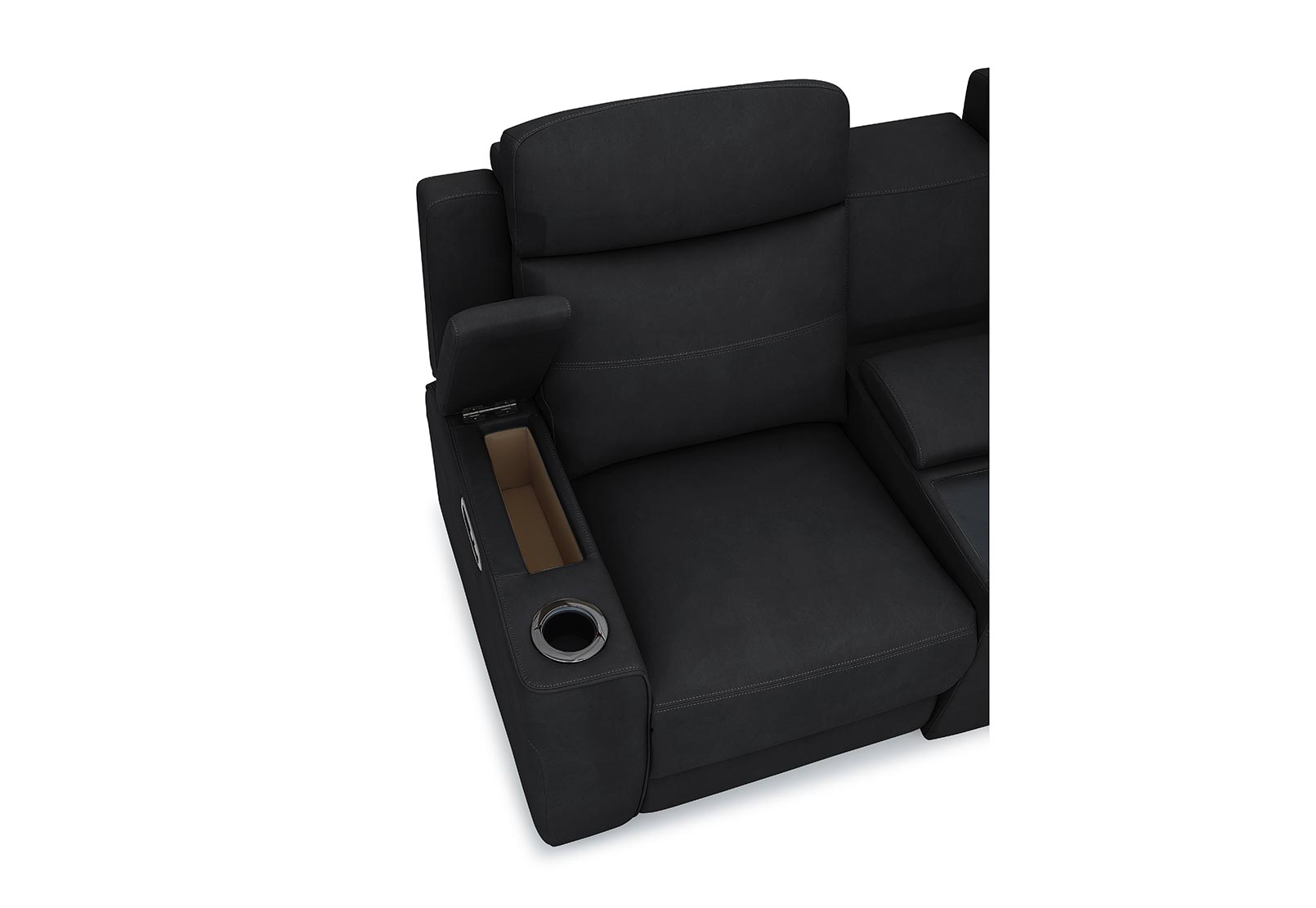 ALEXIOS 2 Seater with Electric Recliner and Console – image 4 of 4
