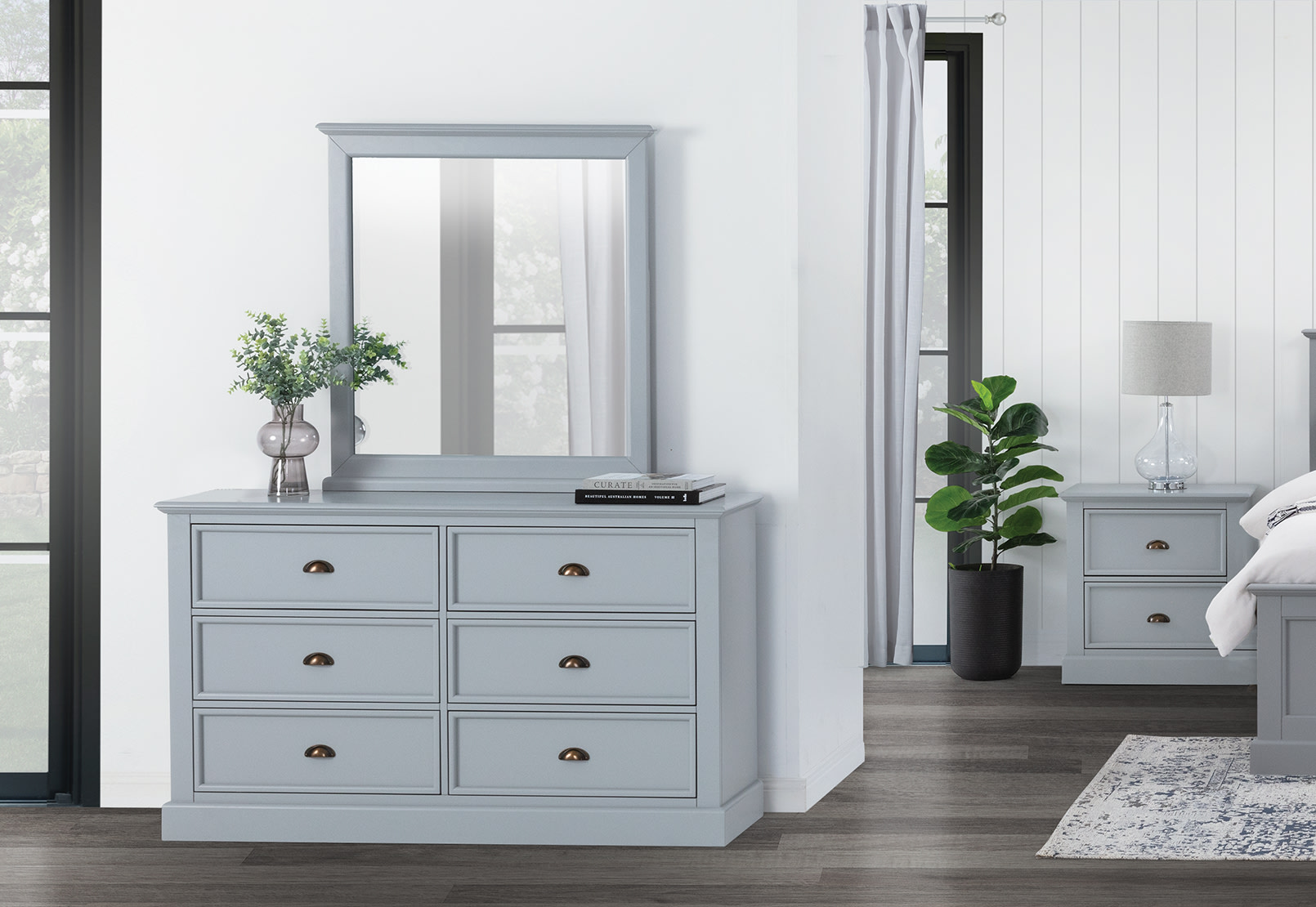 CHRYSTELLE Dresser with Mirror – image 1 of 9