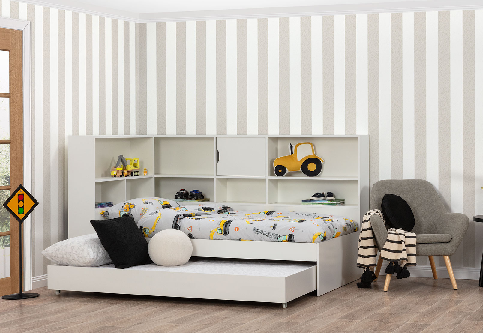 ZAYDEN Single Bed with Trundle – image 15 of 15