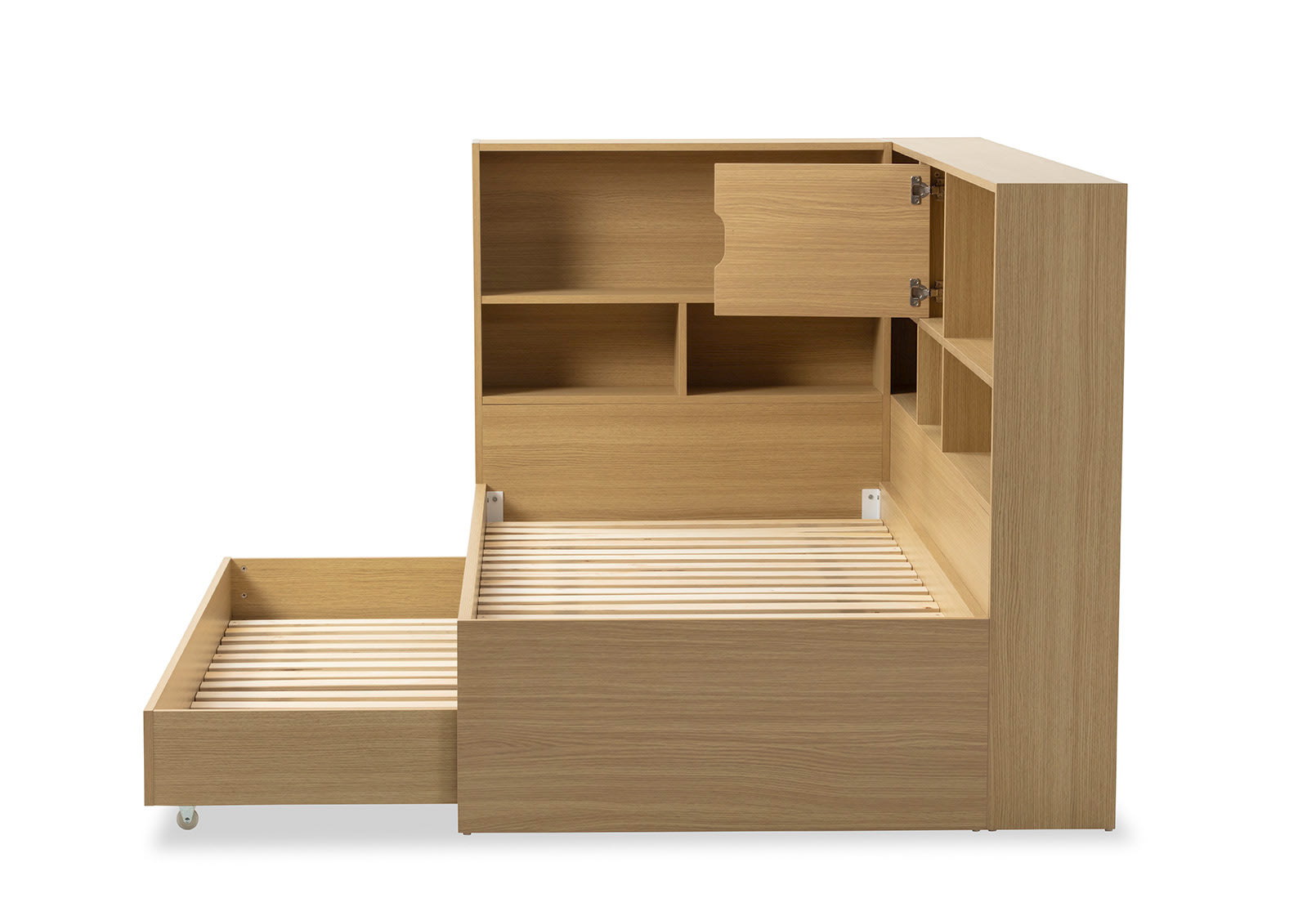 ZAYDEN Single Bed with Trundle – image 11 of 14
