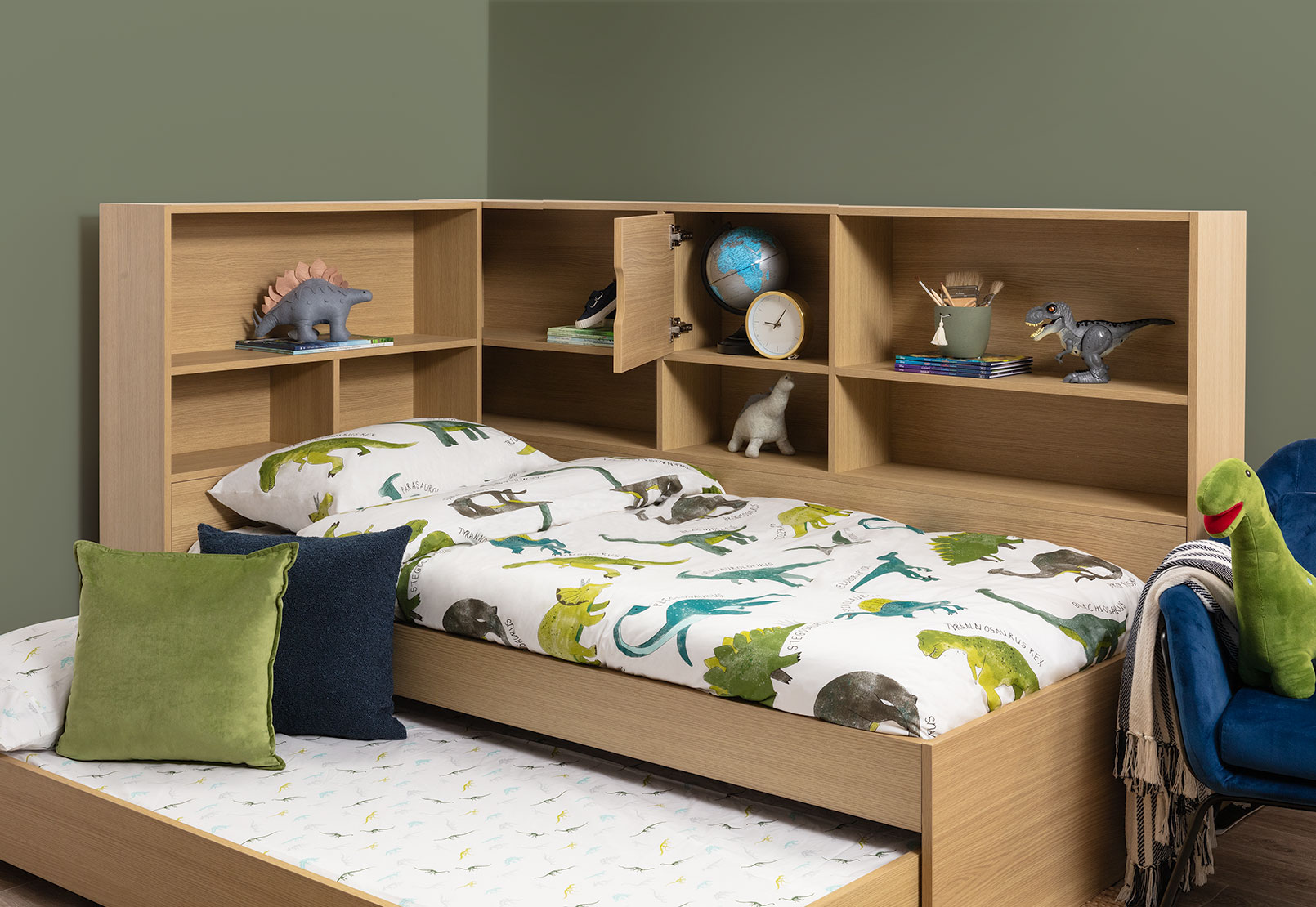 ZAYDEN Single Bed with Trundle – image 12 of 14