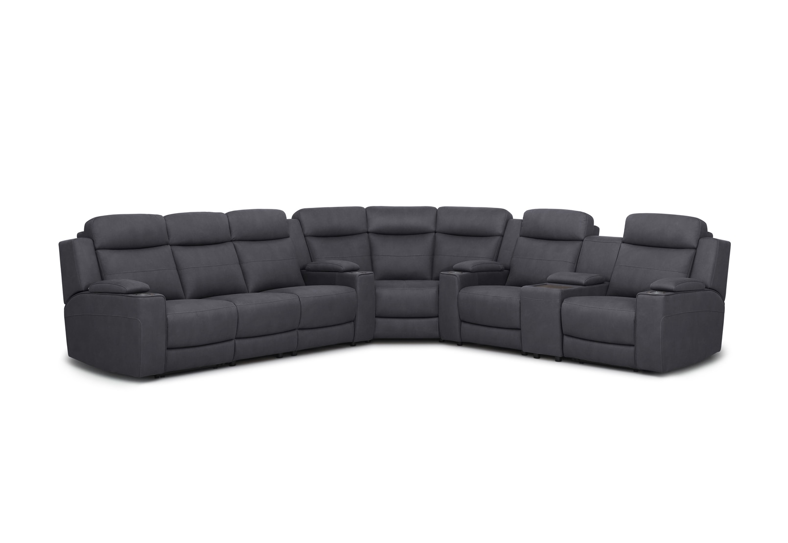 ALEXIOS 6 Seater Corner with RHF Console – image 1 of 3
