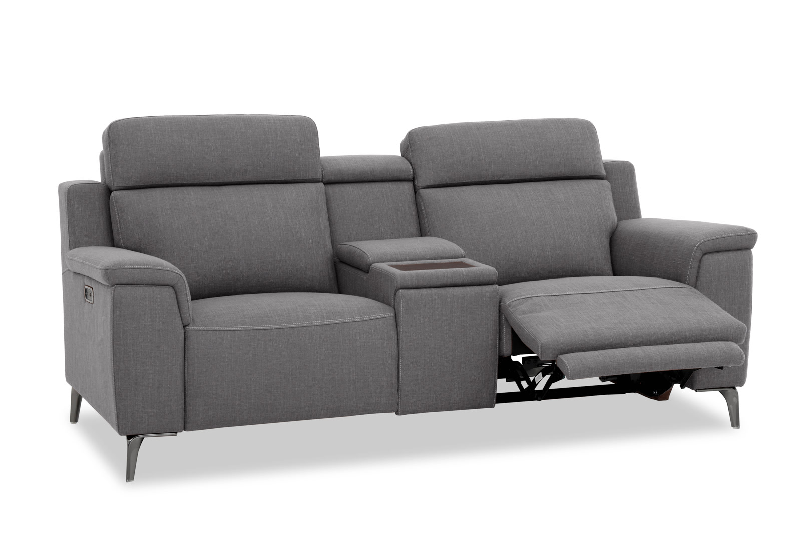 ARISTOTLE FABRIC 2 Seater Electric Recliners – image 2 of 4