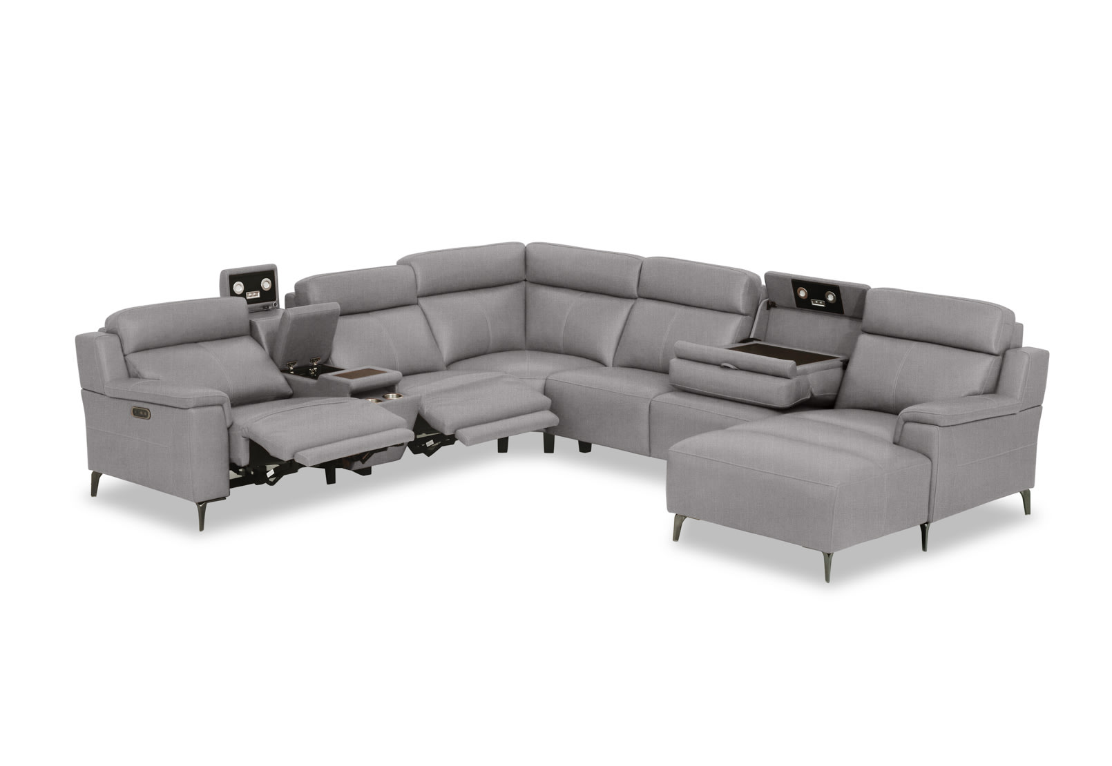 ARISTOTLE FABRIC Corner RHF Chaise – image 2 of 3