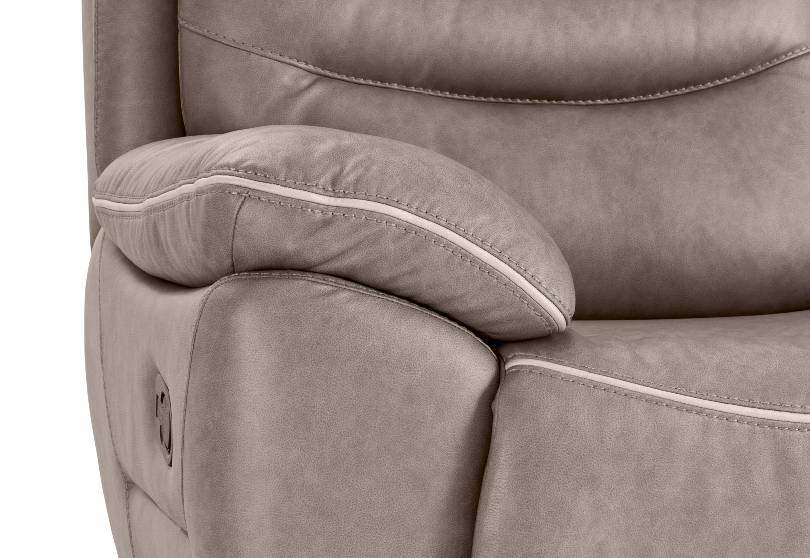 FEDERER FABRIC 2 Seater with Inbuilt Recliners and Console – image 12 of 19