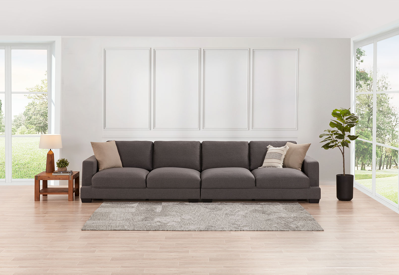 HANNES FABRIC 4 Seater – image 9 of 9