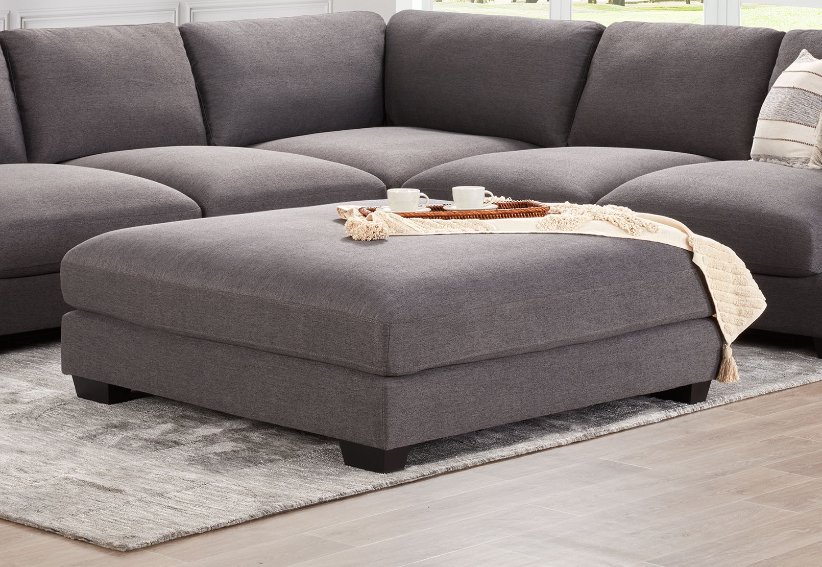 HANNES FABRIC Ottoman – image 8 of 8
