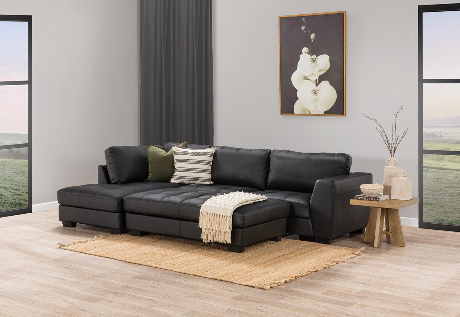 HAYWOOD LHF Corner Lounge with Ottoman – image 11 of 12