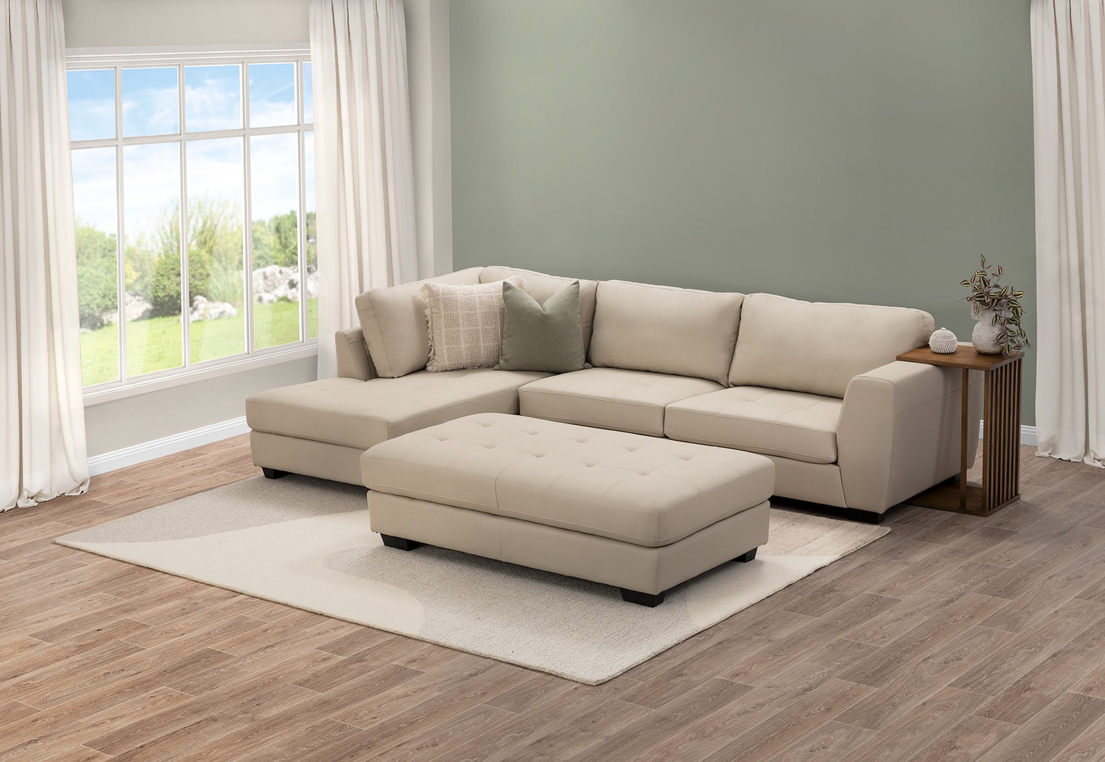 HAYWOOD LHF Corner Lounge with Ottoman – image 11 of 12