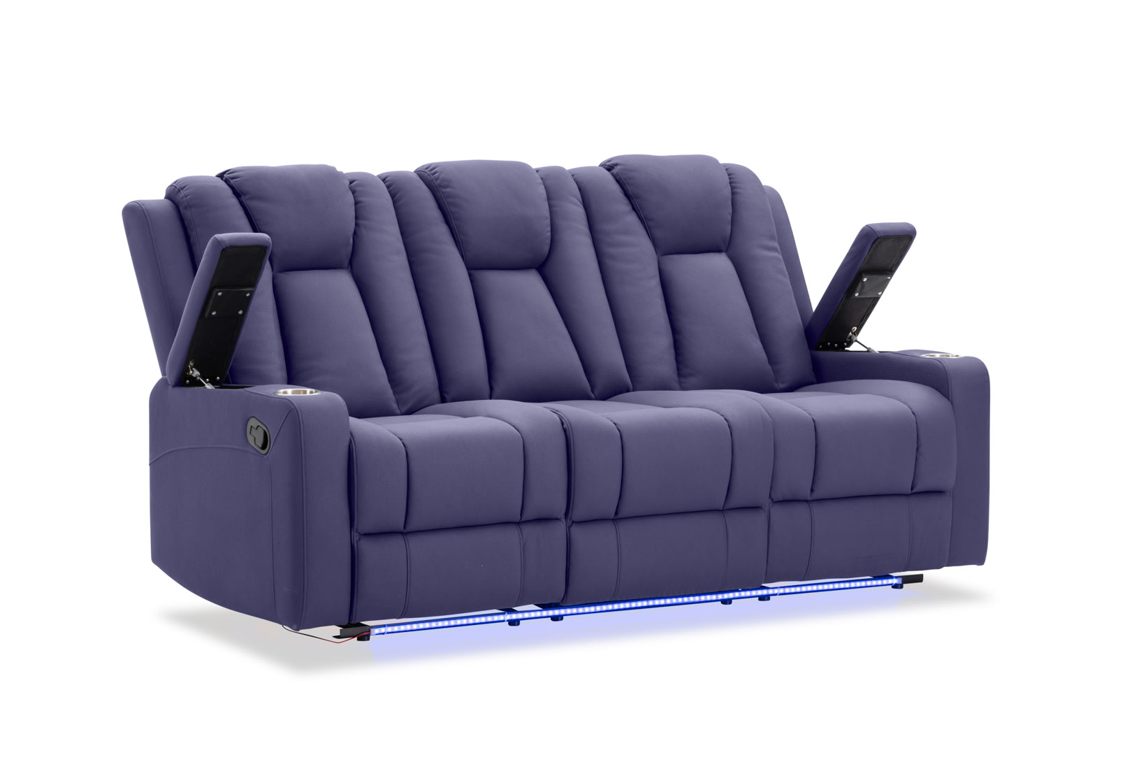 TRAVIS FABRIC 3 Seater with Recliners – image 6 of 23