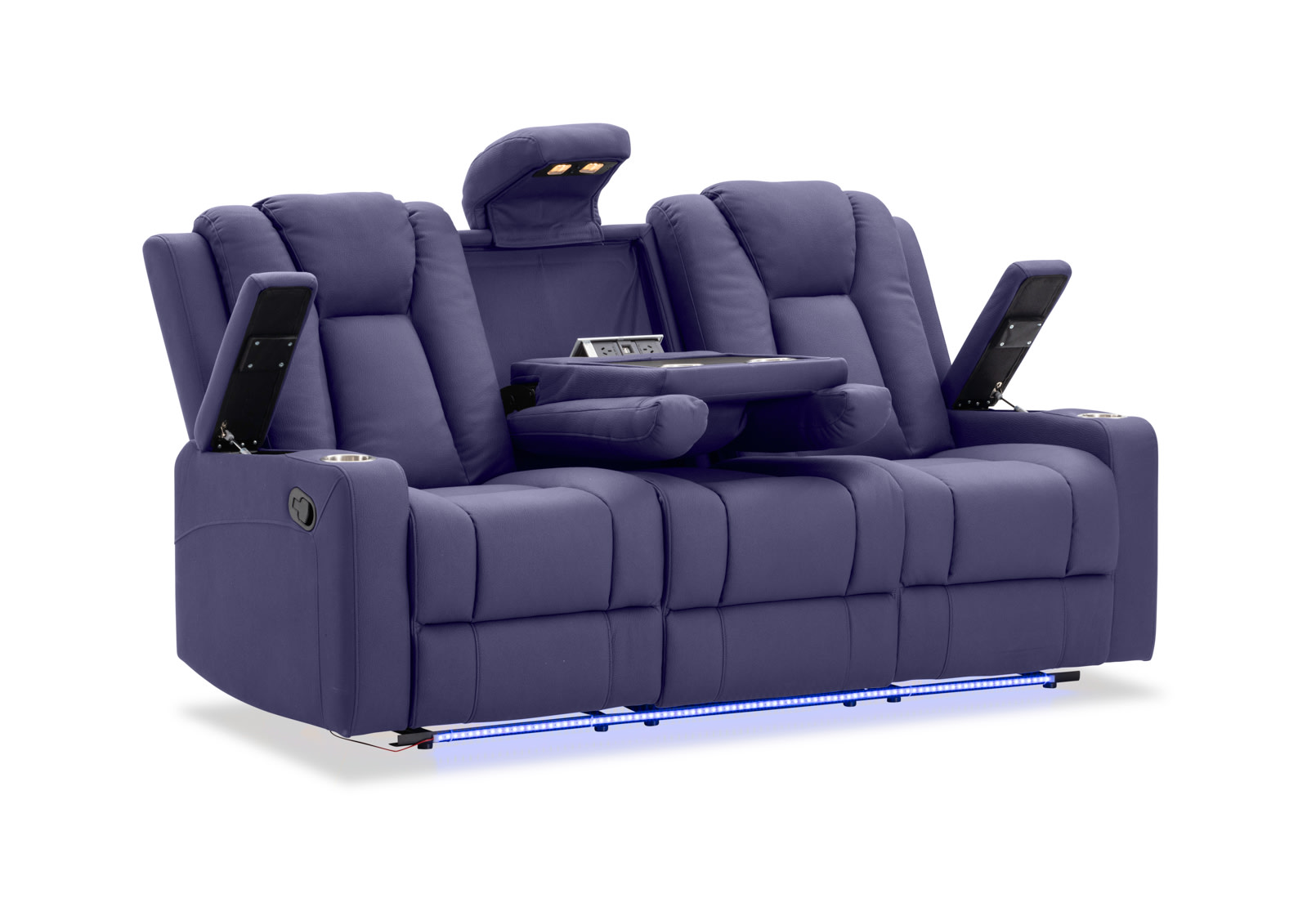 TRAVIS FABRIC 3 Seater with Recliners – image 7 of 23
