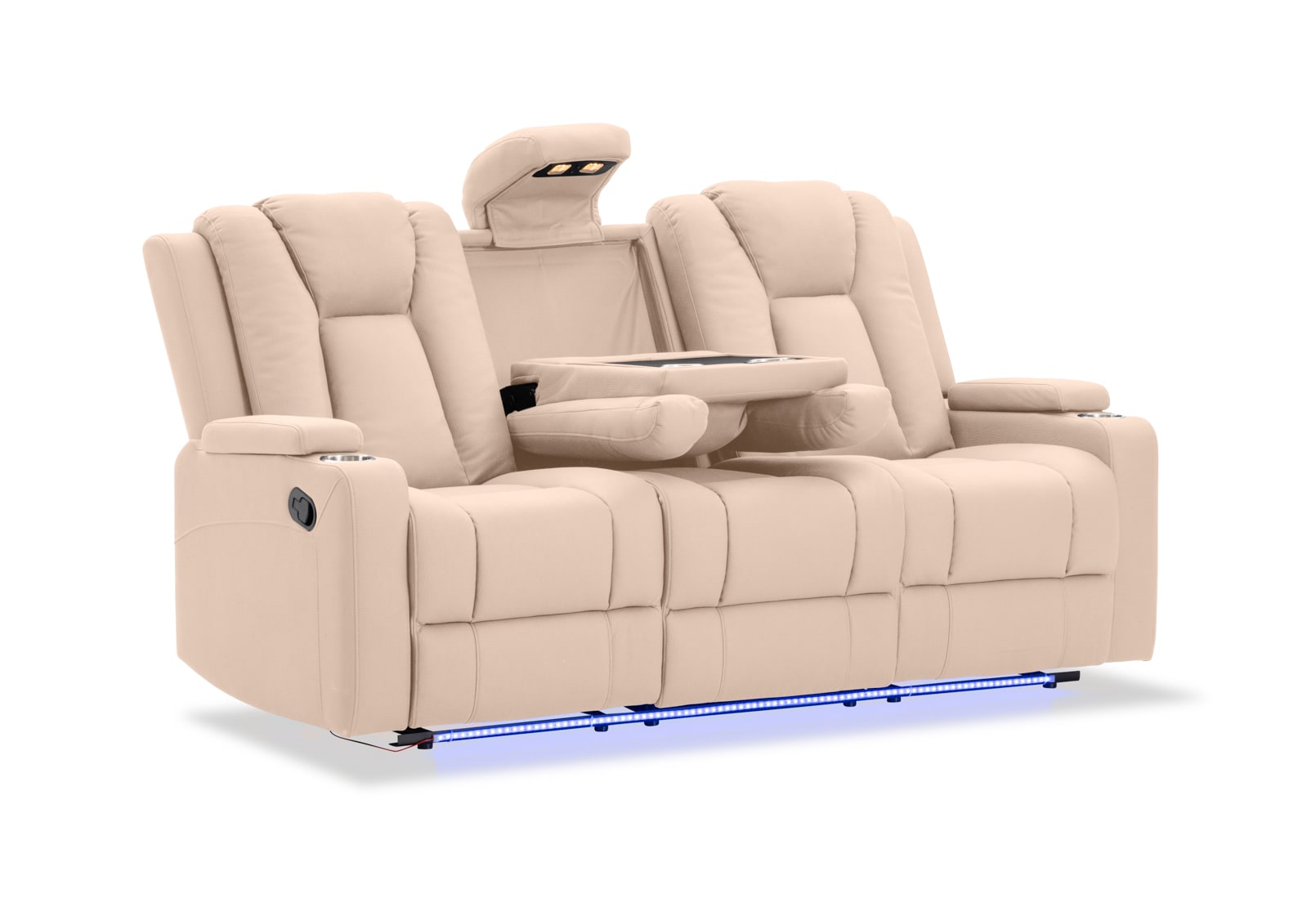 TRAVIS FABRIC 3 Seater with Recliners – image 8 of 23