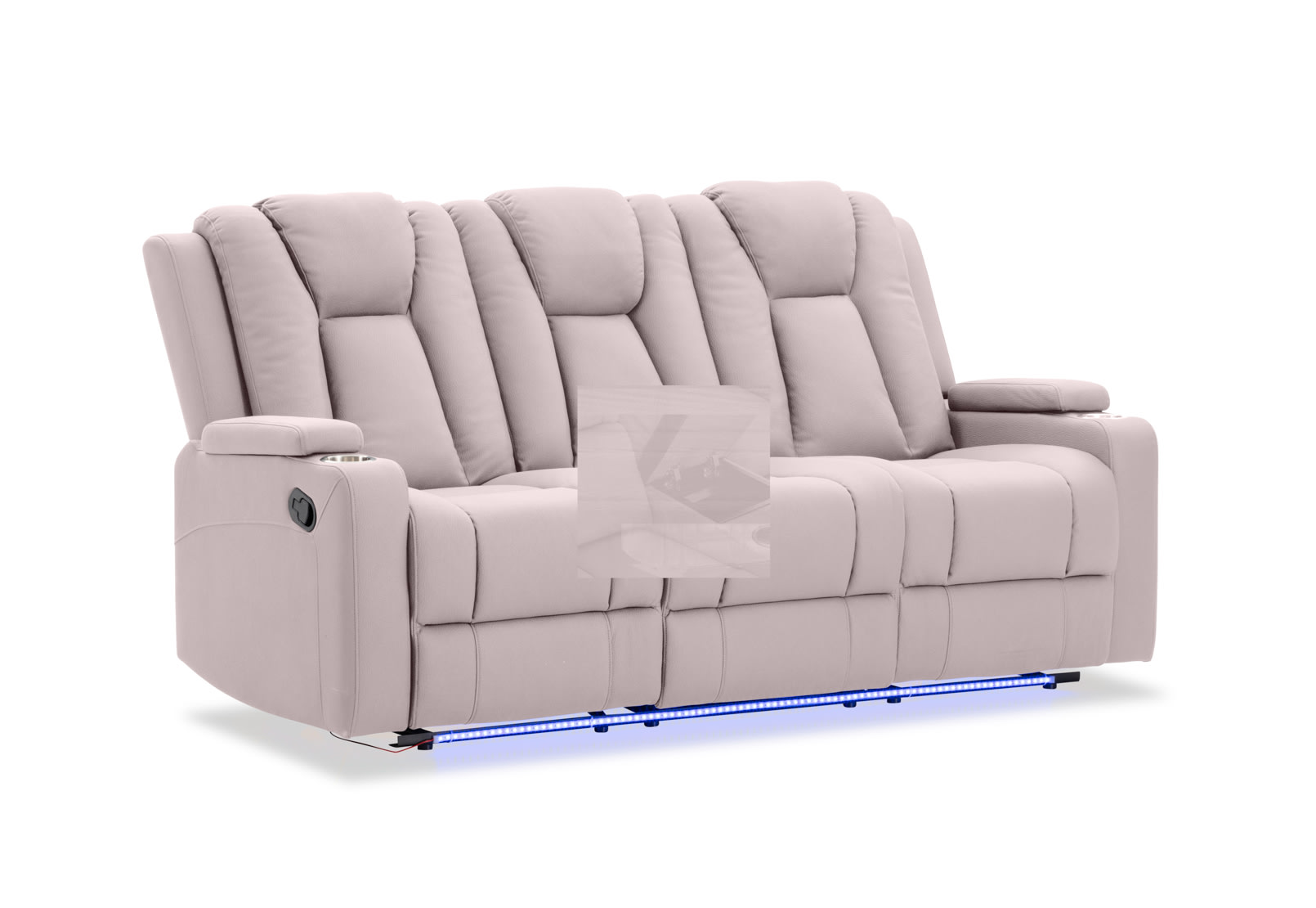 TRAVIS FABRIC 3 Seater with Recliners – image 4 of 23