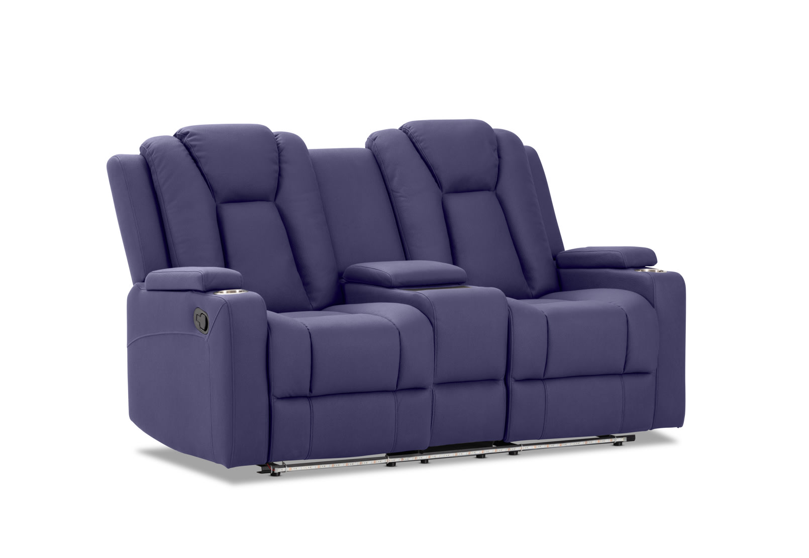 TRAVIS FABRIC 2 Seater with Recliners and Console – image 4 of 21