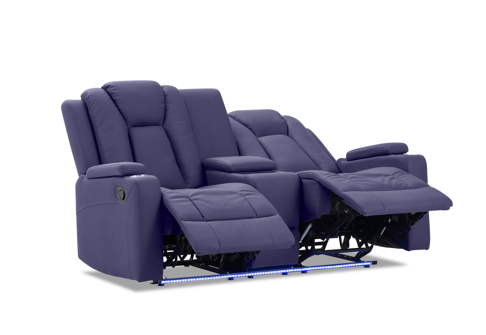 TRAVIS FABRIC 2 Seater with Recliners and Console – image 9 of 21