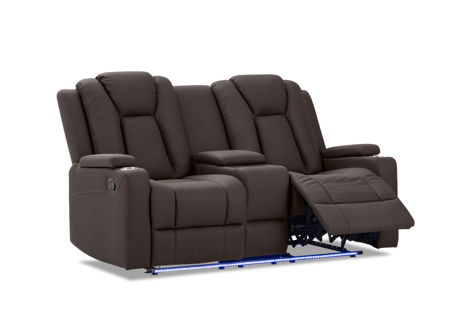 TRAVIS FABRIC 2 Seater with Recliners and Console – image 7 of 22