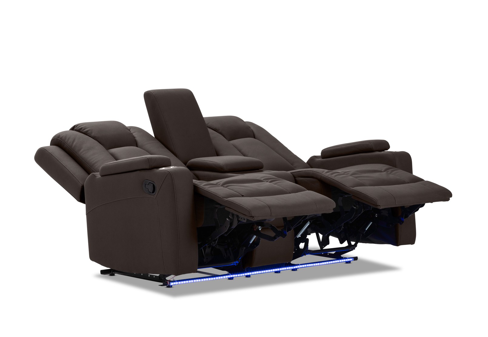 TRAVIS FABRIC 2 Seater with Recliners and Console – image 11 of 22