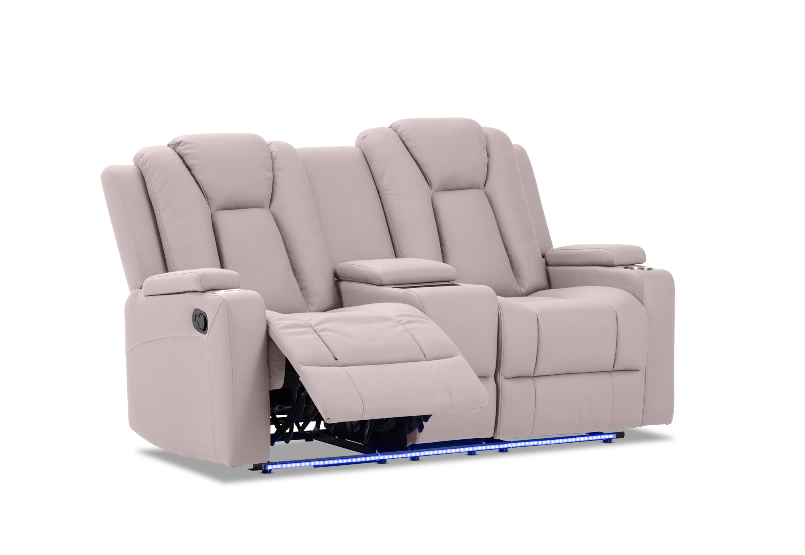 TRAVIS FABRIC 2 Seater with Recliners and Console – image 8 of 21