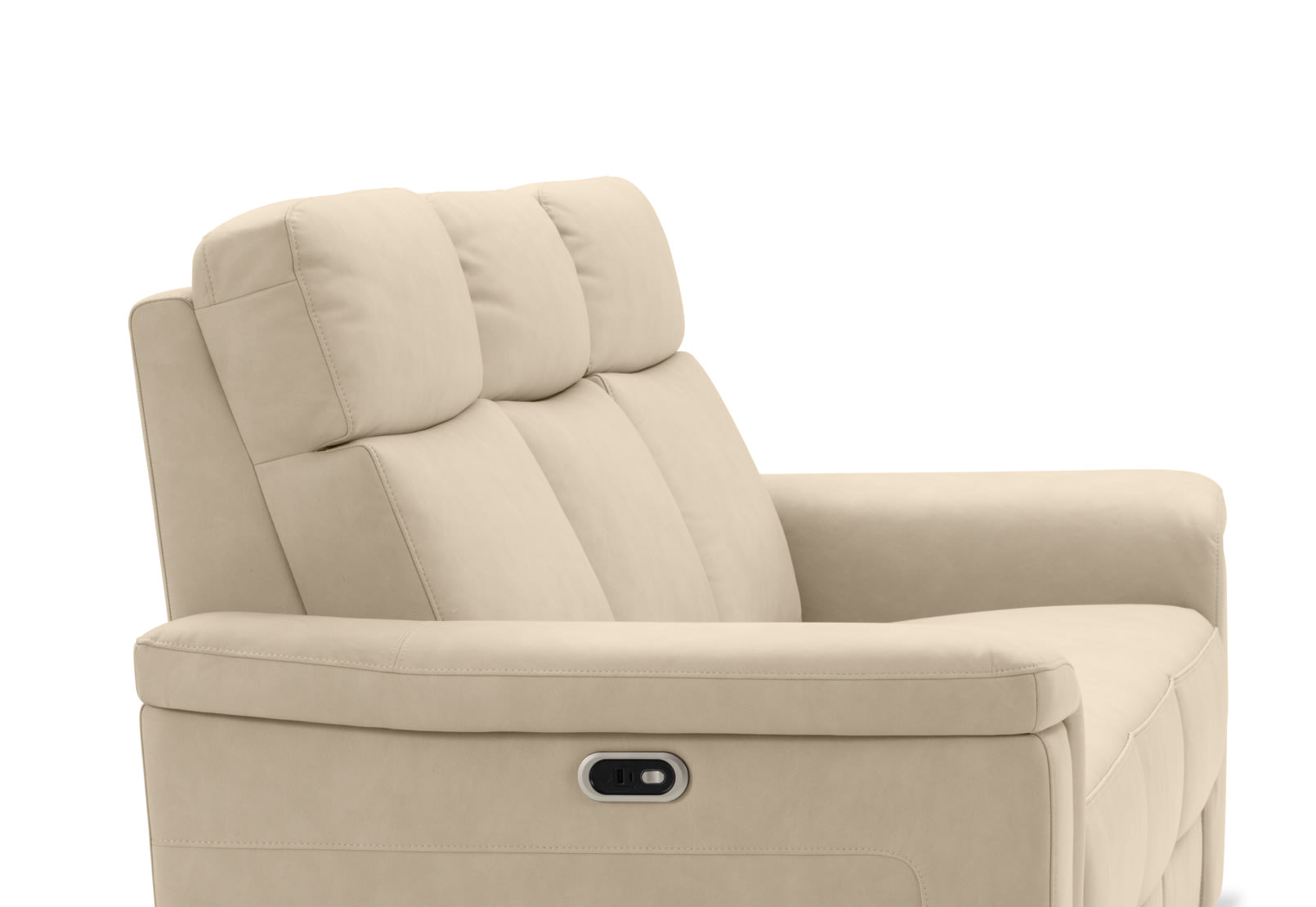 SERGIO FABRIC 3 Seater with 2 inbuilt Electric Recliners – image 11 of 15